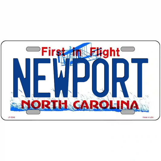 Newport North Carolina Metal Sign