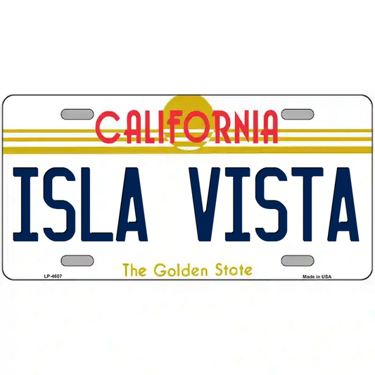 Isla Vista California Metal Sign