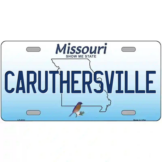 Caruthersville Missouri Metal Sign