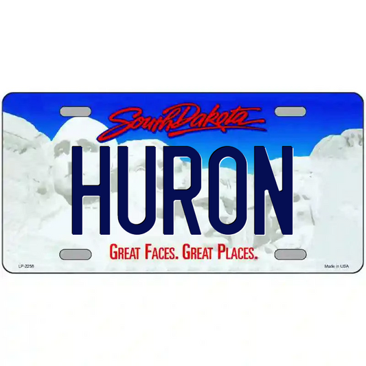 Huron South Dakota Metal Sign