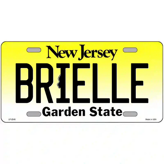 Brielle New Jersey Metal Sign