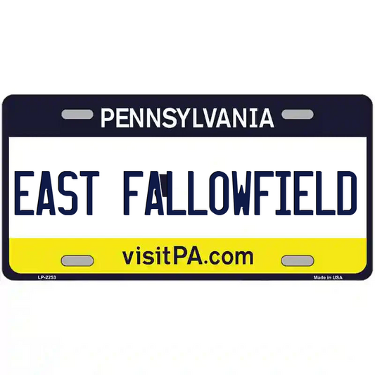 East Fallowfield Pennsylvania Metal Sign