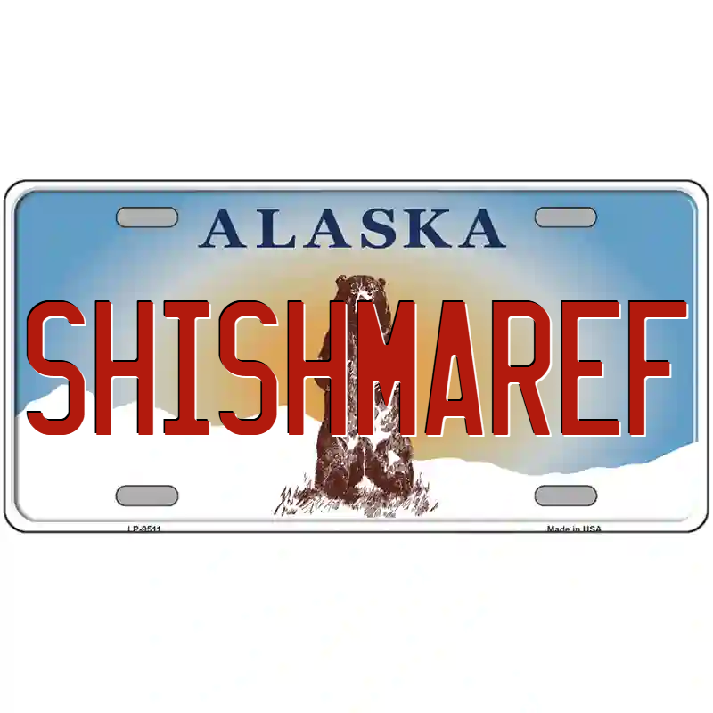 Shishmaref Alaska Metal Sign