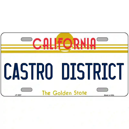 Castro District California Metal Sign