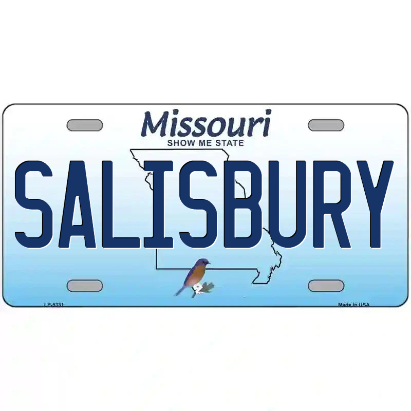 Salisbury Missouri Metal Sign