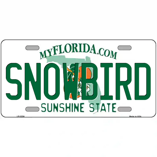 Snowbird Florida Metal Sign