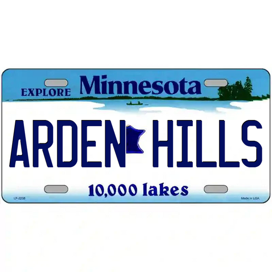 Arden Hills Minnesota Metal Sign