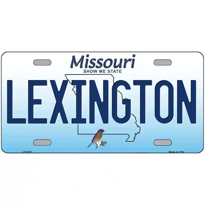 Lexington Missouri Metal Sign