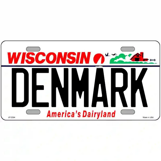 Denmark Wisconsin Metal Sign