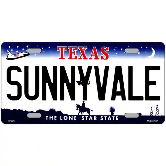 Sunnyvale Texas Metal Sign