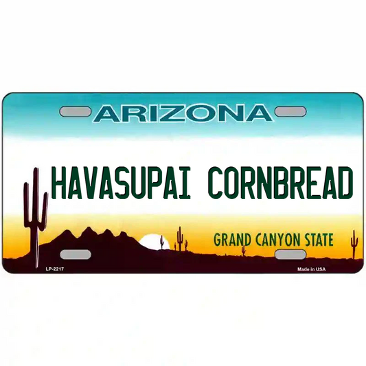 Havasupai Cornbread Arizona Metal Sign