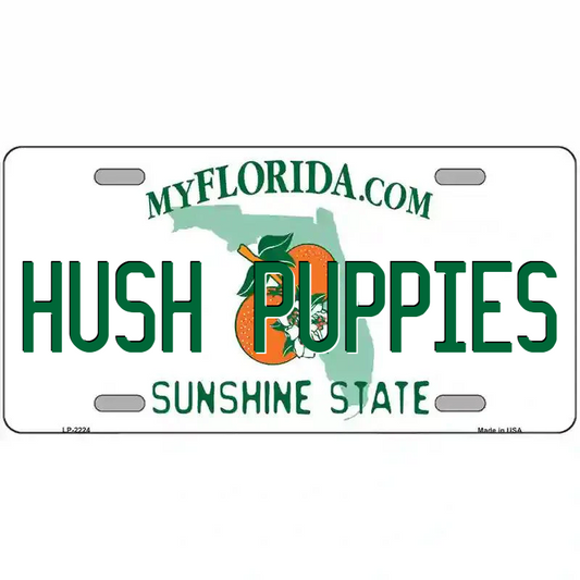 Hush Puppies Florida Metal Sign