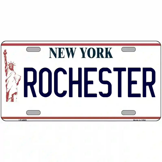 Rochester New York Statue of Liberty Metal Sign