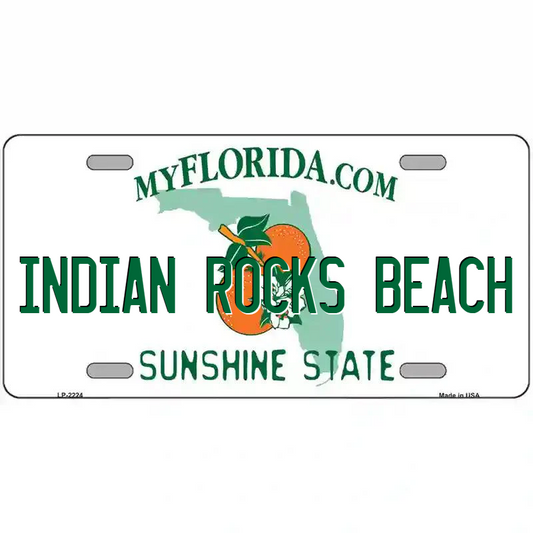 Indian Rocks Beach Florida Metal Sign