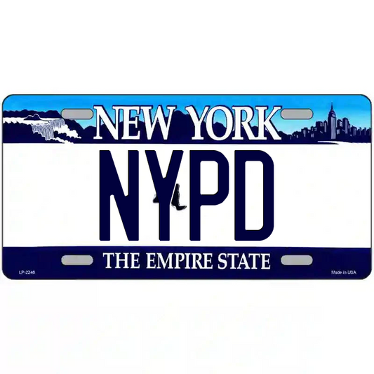 NYPD New York Blue Metal Sign