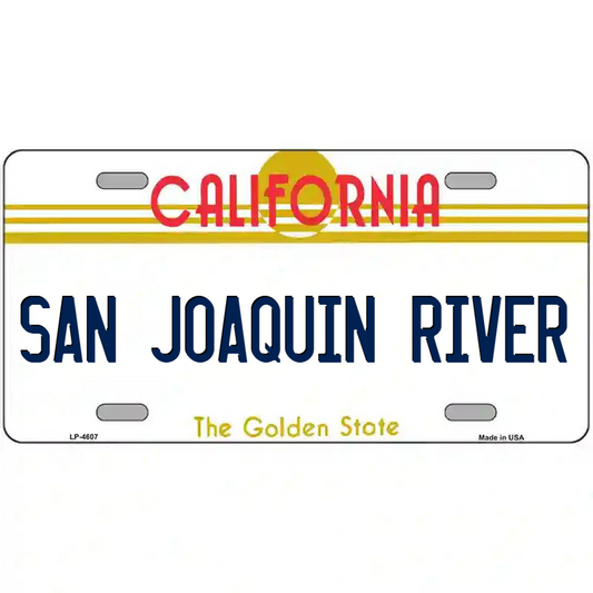 San Joaquin River California Metal Sign