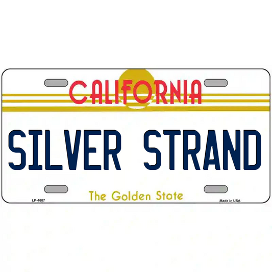 Silver Strand California Metal Sign