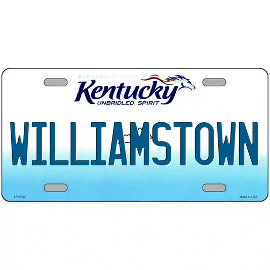 Willaimstown Kentucky Metal Sign