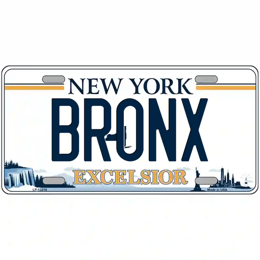 Bronx New York Excelsior Metal Sign