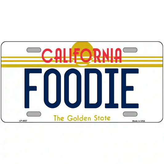 Foodie California Metal Sign