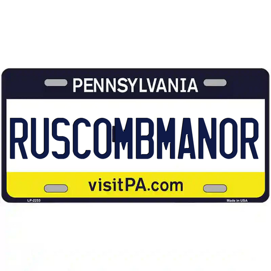 Ruscombmanor Pennsylvania Metal Sign