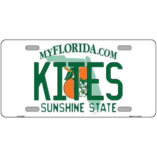 Kites Florida Metal Sign