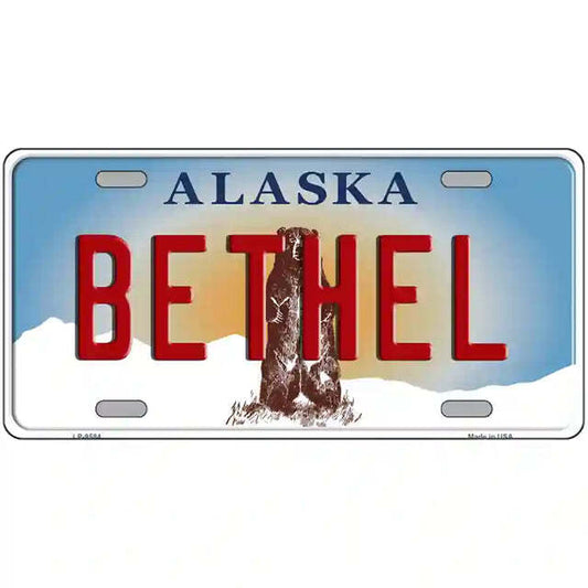 Bethel Alaska Metal Sign