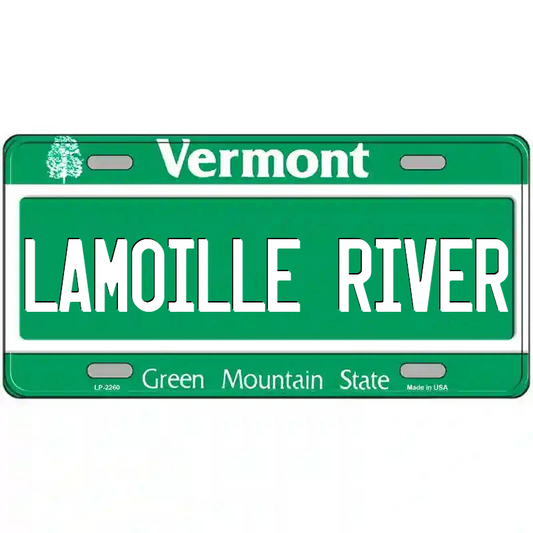 Lamoille River Vermont Metal Sign