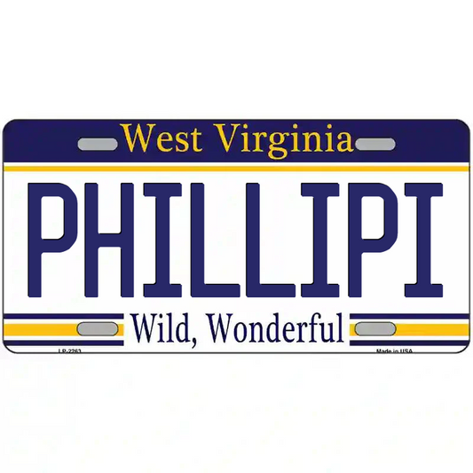 Phillipi West Virginia Metal Sign