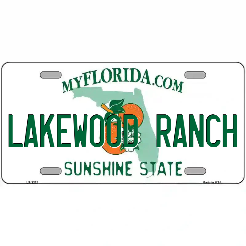 Lakewood Ranch Florida Metal Sign