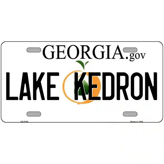 Lake Kedron Georgia Metal Sign