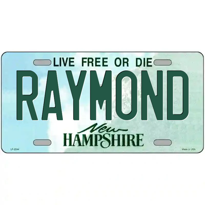Raymond New Hampshire Metal Sign