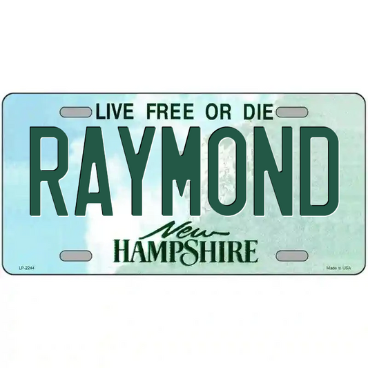 Raymond New Hampshire Metal Sign