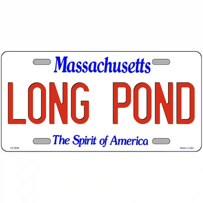 Long Pond Massachusetts Metal Sign