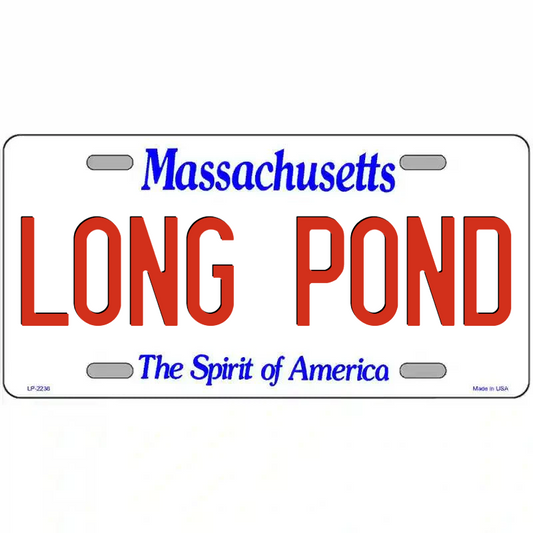 Long Pond Massachusetts Metal Sign
