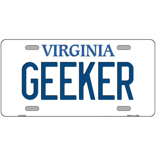 Geeker Virginia Metal Sign