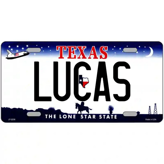 Lucas Texas Metal Sign