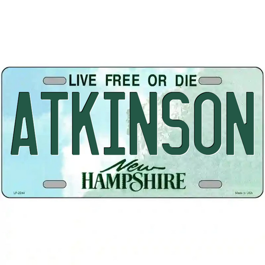 Atkinson New Hampshire Metal Sign