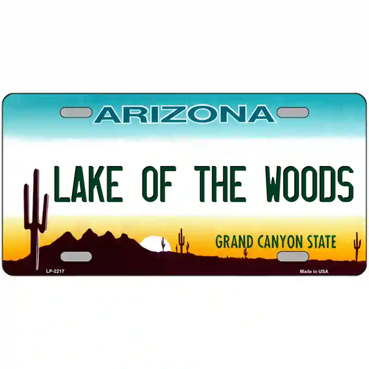 Lake of the Woods Arizona Metal Sign