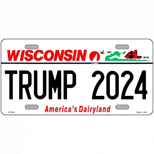 Trump 2024 Trump 2020 Trump 2016 Wisconsin Metal Signs Bundle - 3 Sign