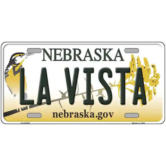 La Vista Nebraska Metal Sign
