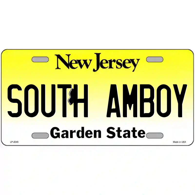 South Amboy New Jersey Metal Sign