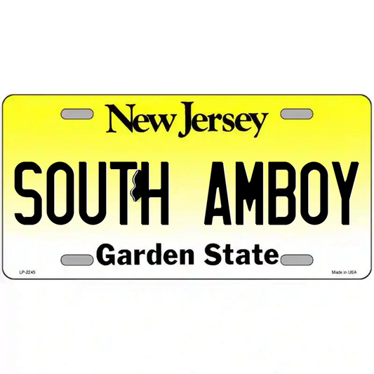 South Amboy New Jersey Metal Sign