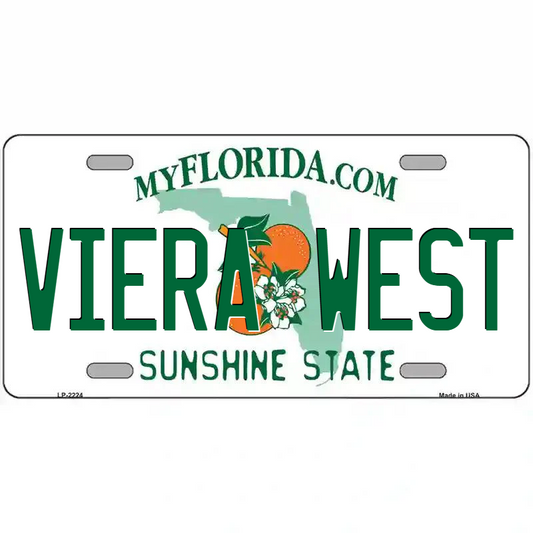 Viera West Florida Metal Sign