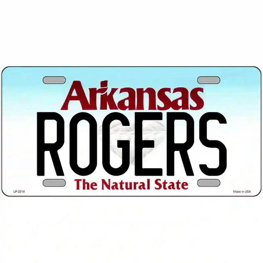 Rogers Arkansas Metal Sign
