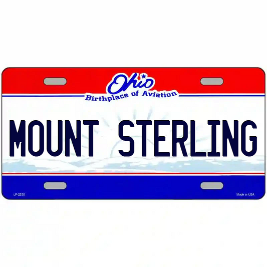 Mount Sterling Ohio Metal Sign