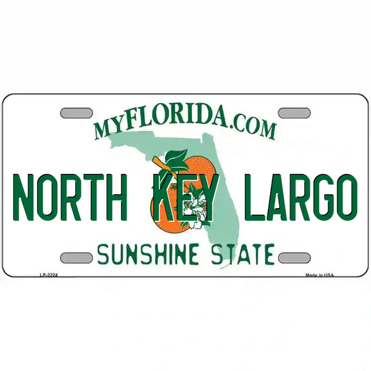 North Key Largo Florida Metal Sign