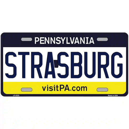 Strasburg Pennsylvania Metal Sign