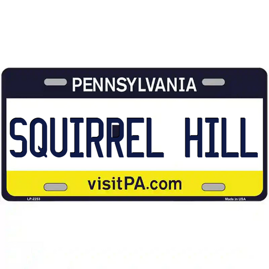 Squirrel Hill Pennsylvania Metal Sign
