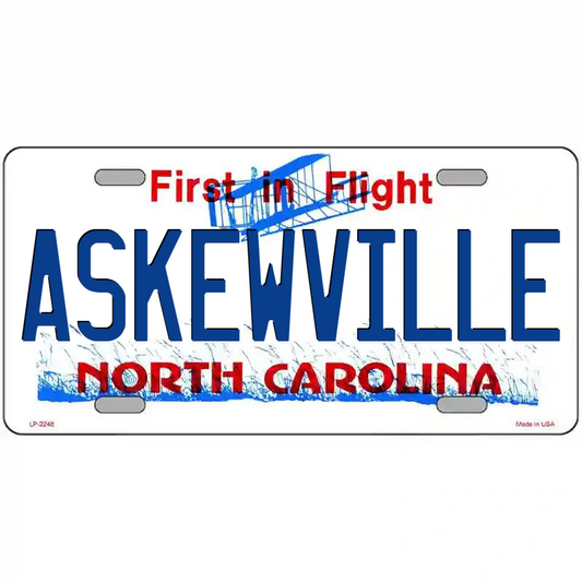 Askewville North Carolina Metal Sign